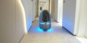 Hotel Roboter im Einsatz im Hotel